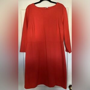 Elegant Orange Dress